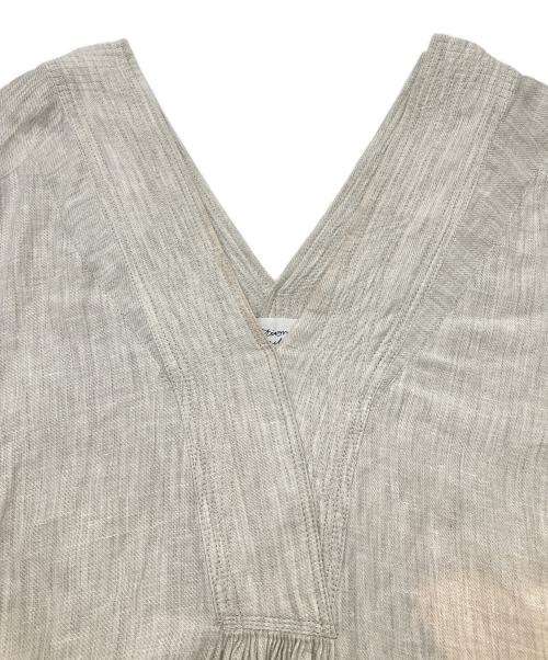 CHAOS（カオス）CHAOS (カオス) アルパカリネンカフカワンピース グレー サイズ:Fの古着・服飾アイテム