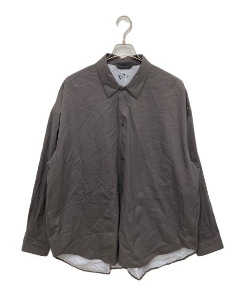 COCCINELLE（コチネレ）COCCINELLE (コチネレ) PERTEX 3LAYER OVER SHIRT グレー サイズ:Ｌの古着・服飾アイテム