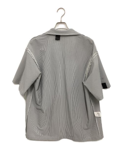 N.HOOLYWOOD（エヌ ハリウッド）N.HOOLYWOOD (エヌ ハリウッド) HALF SLEEVE BIG SHIRT グレー サイズ:42の古着・服飾アイテム