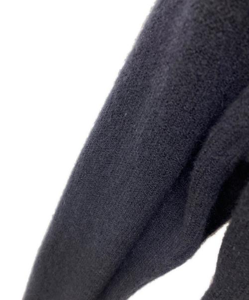 Snidel（スナイデル）Snidel (スナイデル) シアーイレヘムニットコンビワンピース ネイビーの古着・服飾アイテム