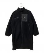 THE NORTHFACE PURPLELABELザ・ノースフェイス パープルレーベル）の古着「ウールボアフリース フィールドコート」｜ブラック