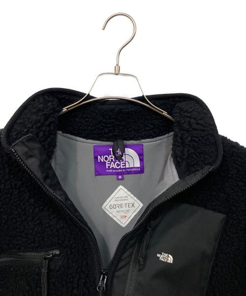 THE NORTHFACE PURPLELABEL（ザ・ノースフェイス パープルレーベル）THE NORTHFACE PURPLELABEL (ザ・ノースフェイス パープルレーベル) ウールボアフリース フィールドコート ブラック サイズ:SIZE Mの古着・服飾アイテム