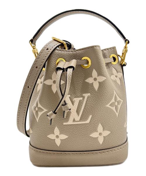 LOUIS VUITTON（ルイ ヴィトン）LOUIS VUITTON (ルイ ヴィトン) ナノ・ノエ/Nano Noé/M46291 ベージュ サイズ:ナノの古着・服飾アイテム