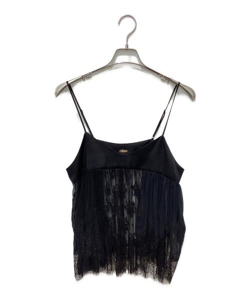 Lisiere（リジェール）Lisiere (リジェール) Lace Camisole ブラック サイズ:Freeの古着・服飾アイテム