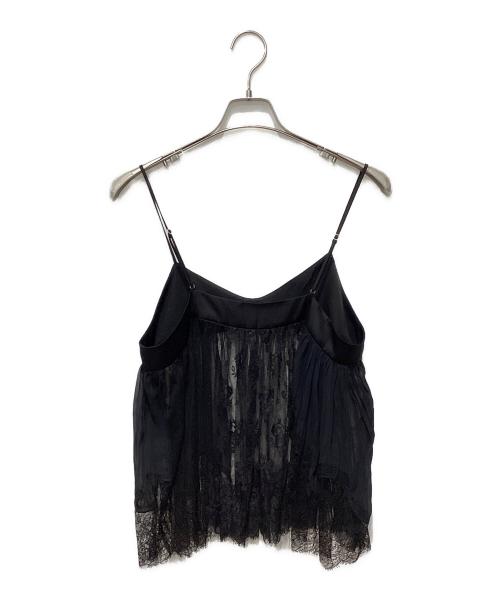 Lisiere（リジェール）Lisiere (リジェール) Lace Camisole ブラック サイズ:Freeの古着・服飾アイテム