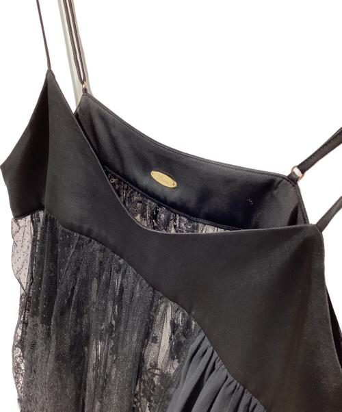 Lisiere（リジェール）Lisiere (リジェール) Lace Camisole ブラック サイズ:Freeの古着・服飾アイテム