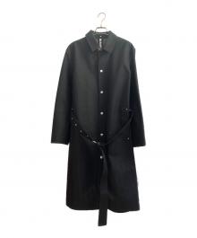 JIL SANDER+×MACKINTOSH（ジルサンダープラス×マッキントッシュ）の古着「ゴム引きステンカラーコート」｜ネイビー