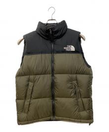 THE NORTH FACE（ザ ノース フェイス）の古着「ヌプシベスト」｜ブラック×グリーン