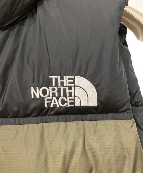 THE NORTH FACE（ザ ノース フェイス）THE NORTH FACE (ザ ノース フェイス) ヌプシベスト ブラック×グリーン サイズ:SIZE Mの古着・服飾アイテム