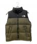 THE NORTH FACE（ザ ノース フェイス）の古着「ヌプシベスト」｜ブラック×グリーン