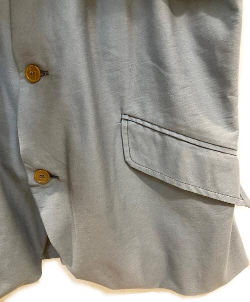 Vivienne Westwood man（ヴィヴィアン ウェストウッド マン）Vivienne Westwood man (ヴィヴィアン ウェストウッド マン) ラウンドカラーハーフコート グレー サイズ:50の古着・服飾アイテム