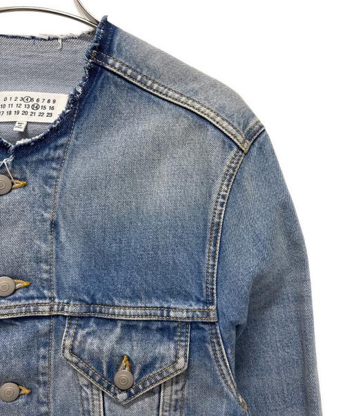 Maison Margiela（メゾンマルジェラ）Maison Margiela (メゾンマルジェラ) 23AW カラーレスデニムジャケット インディゴ サイズ:42の古着・服飾アイテム