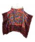 tricot COMME des GARCONS (トリココムデギャルソン) フリルデザイン総柄スカート ブラウン×ピンク サイズ:M：22000円