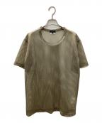 COMME des GARCONS HOMME PLUSコムデギャルソンオムプリュス）の古着「エステルメッシュTシャツ」｜ベージュ