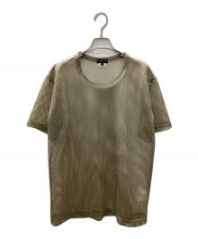 COMME des GARCONS HOMME PLUS（コムデギャルソンオムプリュス）の古着「エステルメッシュTシャツ」｜ベージュ