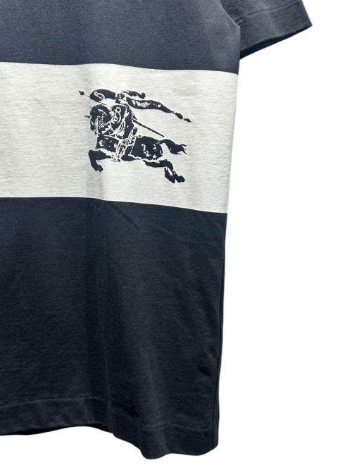 BURBERRY（バーバリー）BURBERRY (バーバリー) EKDプリント コットン Tシャツ/8095936 ブラック サイズ:Lの古着・服飾アイテム