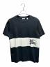 BURBERRY（バーバリー）の古着「EKDプリント コットン Tシャツ/8095936」｜ブラック