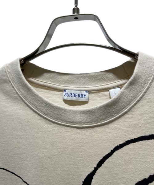 BURBERRY（バーバリー）BURBERRY (バーバリー) Swan Print Cotton T-Shirt スワンプリントコットンTシャツ/8096430 ベージュ サイズ:Lの古着・服飾アイテム