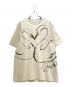 BURBERRY（バーバリー）の古着「Swan Print Cotton T-Shirt スワンプリントコットンTシャツ/8096430」｜ベージュ