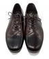 中古・古着 PRADA (プラダ) ブラッシュドレザー レースアップ シューズ ブラウン サイズ:６　１/２：60000円