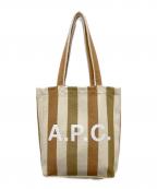 A.P.C.アーペーセー）の古着「キャンバストートバッグ」｜ベージュ