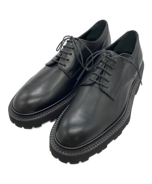 DOLCE & GABBANA（ドルチェ＆ガッバーナ）DOLCE & GABBANA (ドルチェ＆ガッバーナ) レザーシューズ ブラック サイズ:7 1/2の古着・服飾アイテム