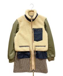 elephant TRIBAL fabrics（エレファントトライバルファブリックス）の古着「Hybrid Bore Coat」｜ベージュ×カーキ
