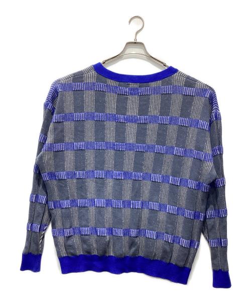 C.E（シーイー）C.E (シーイー) V/H CARDIGAN ブルー サイズ:XLの古着・服飾アイテム