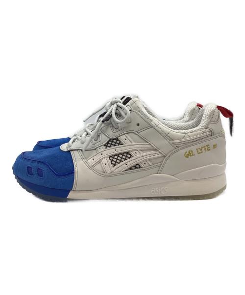 asics（アシックス）asics (アシックス) スニーカー ブルー×ホワイト サイズ:28㎝の古着・服飾アイテム
