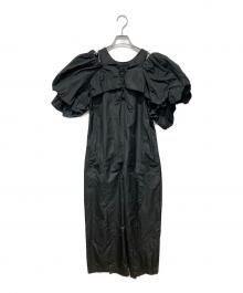 PRANK PROJECT（プランクプロジェクト）の古着「Two-way Voluminous Taffeta Rompers」｜ブラック