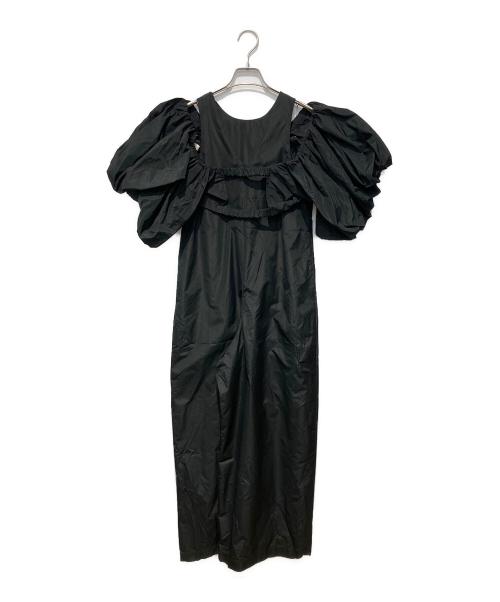 PRANK PROJECT（プランクプロジェクト）PRANK PROJECT (プランクプロジェクト) Two-way Voluminous Taffeta Rompers ブラック サイズ:Freeの古着・服飾アイテム