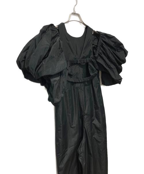 PRANK PROJECT（プランクプロジェクト）PRANK PROJECT (プランクプロジェクト) Two-way Voluminous Taffeta Rompers ブラック サイズ:Freeの古着・服飾アイテム