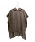 FENDI（フェンディ）の古着「インサイド FFロゴ ウールポンチョ/Inside FF Logo Wool Poncho/FXX781」｜モカ
