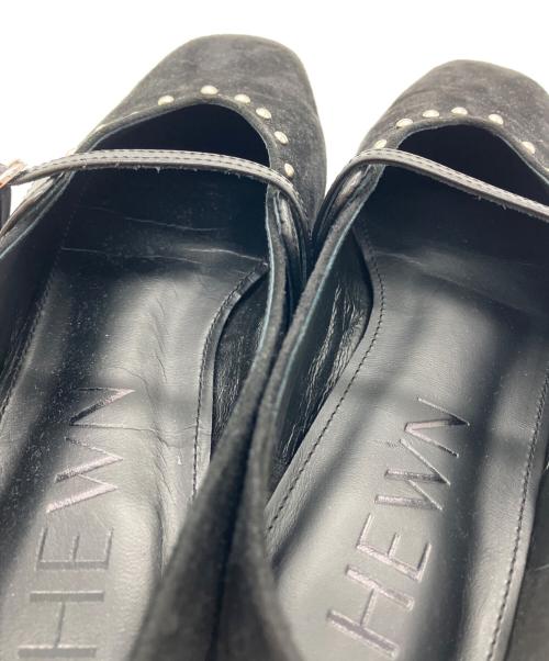 HEWN（ヒューン）HEWN (ヒューン) STUDS MARY JANES FLATS ブラック サイズ:SIZE 37の古着・服飾アイテム