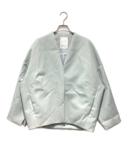 ELENDEEK（エレンディーク）ELENDEEK (エレンディーク) FORM SHORT CT/フォルムショートコート スカイブルー サイズ:Fの古着・服飾アイテム