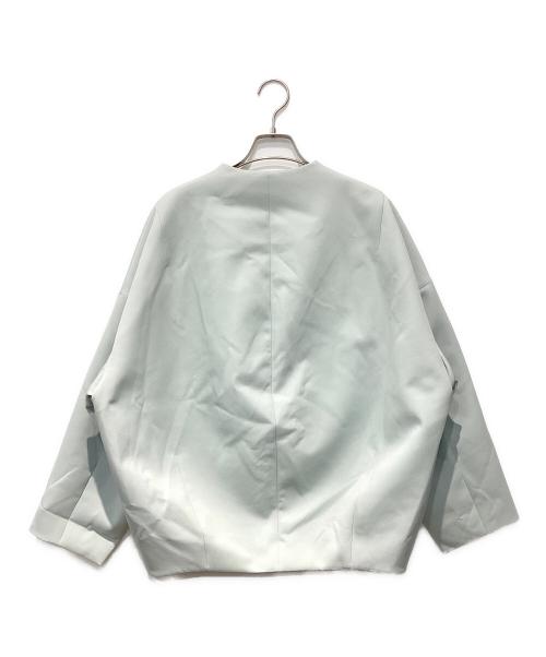 ELENDEEK（エレンディーク）ELENDEEK (エレンディーク) FORM SHORT CT/フォルムショートコート スカイブルー サイズ:Fの古着・服飾アイテム