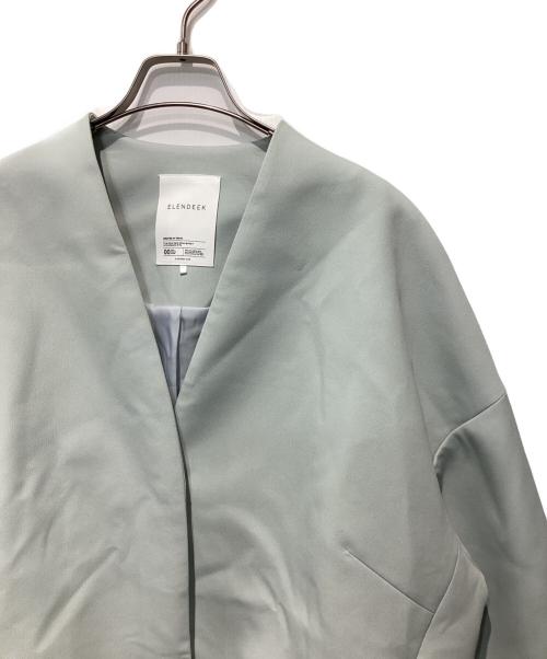 ELENDEEK（エレンディーク）ELENDEEK (エレンディーク) FORM SHORT CT/フォルムショートコート スカイブルー サイズ:Fの古着・服飾アイテム