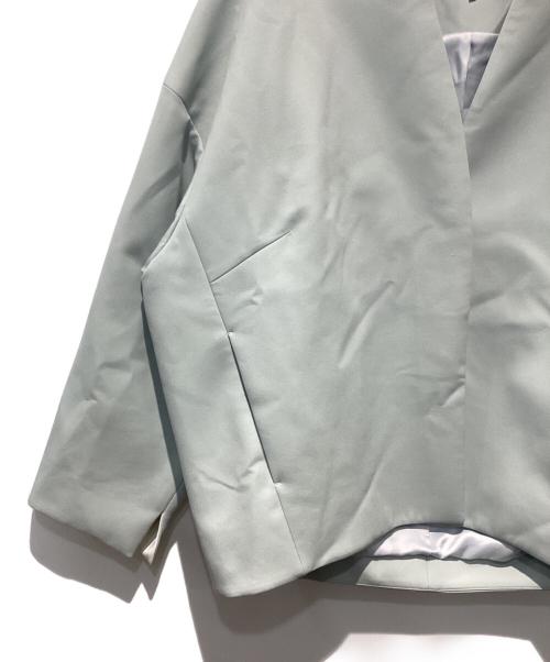 ELENDEEK（エレンディーク）ELENDEEK (エレンディーク) FORM SHORT CT/フォルムショートコート スカイブルー サイズ:Fの古着・服飾アイテム
