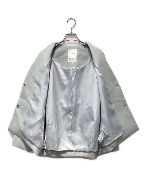 ELENDEEK（エレンディーク）ELENDEEK (エレンディーク) FORM SHORT CT/フォルムショートコート スカイブルー サイズ:Fの古着・服飾アイテム