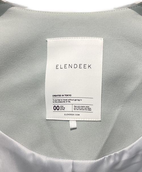 ELENDEEK（エレンディーク）ELENDEEK (エレンディーク) FORM SHORT CT/フォルムショートコート スカイブルー サイズ:Fの古着・服飾アイテム