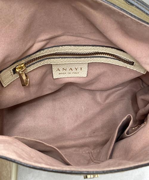 ANAYI（アナイ）ANAYI (アナイ) フラップ2WAYショルダーバッグ アイボリーの古着・服飾アイテム