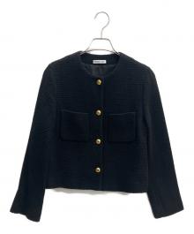 EVERYDAY I LIKE.（エヴリデイ アイ ライク）の古着「Tweed Blazer」｜ブラック