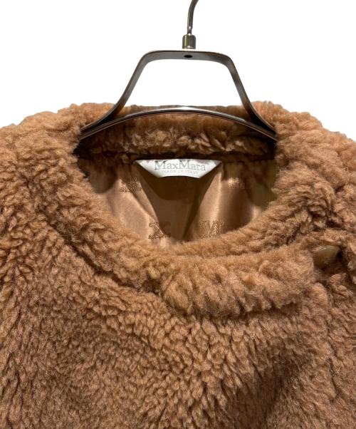 MaxMara（マックスマーラ）MaxMara (マックスマーラ) テディベアケープ キャメル サイズ:freeの古着・服飾アイテム