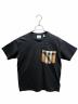 BURBERRY（バーバリー）の古着「チェックポケットTシャツ」｜ブラック