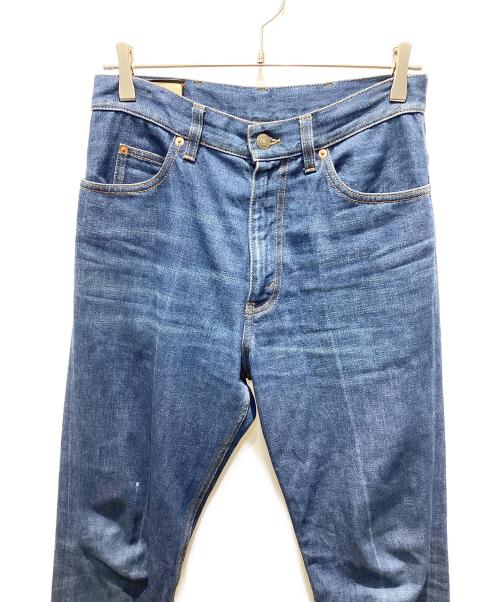 GUCCI（グッチ）GUCCI (グッチ) Eco Washed Organic Denim Trousers インディゴ サイズ:28の古着・服飾アイテム