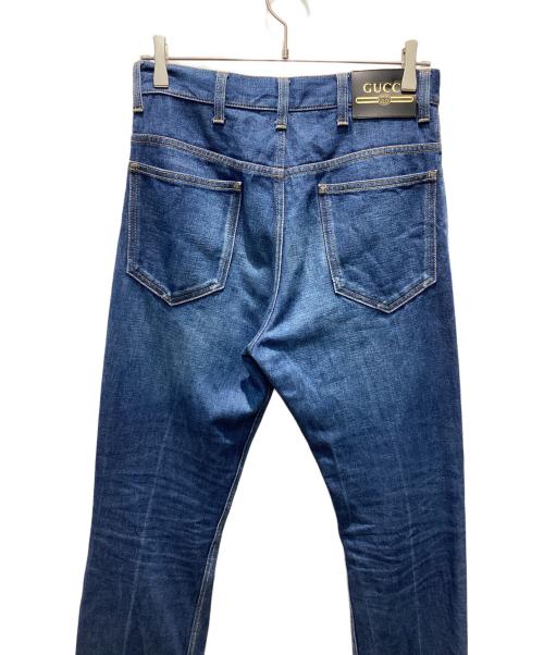 GUCCI（グッチ）GUCCI (グッチ) Eco Washed Organic Denim Trousers インディゴ サイズ:28の古着・服飾アイテム