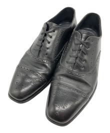Otsuka（オオツカ）の古着「ストレートチップメダリオンシューズ」｜ブラック