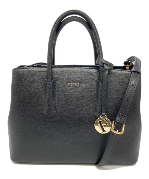 FURLA（フルラ）FURLA (フルラ) TESSA 2WAYバッグ ブラックの古着・服飾アイテム