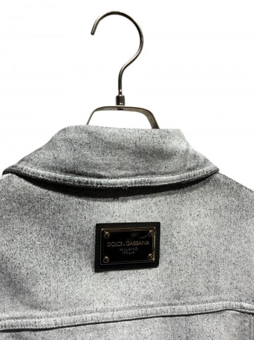DOLCE & GABBANA（ドルチェ＆ガッバーナ）DOLCE & GABBANA (ドルチェ＆ガッバーナ) ペンキ加工デニムジャケット/G9VZ8D ホワイト サイズ:48の古着・服飾アイテム