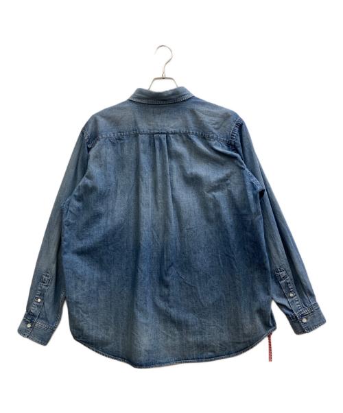 BEAMS JAPAN（ビームスジャパン）BEAMS JAPAN (ビームスジャパン) エイジング デニムシャツ ユーズドインディゴ サイズ:Mの古着・服飾アイテム